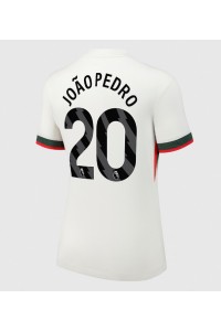 Chelsea Joao Pedro #20 Jalkapallovaatteet Naisten Vieraspaita 2025-26 Lyhythihainen